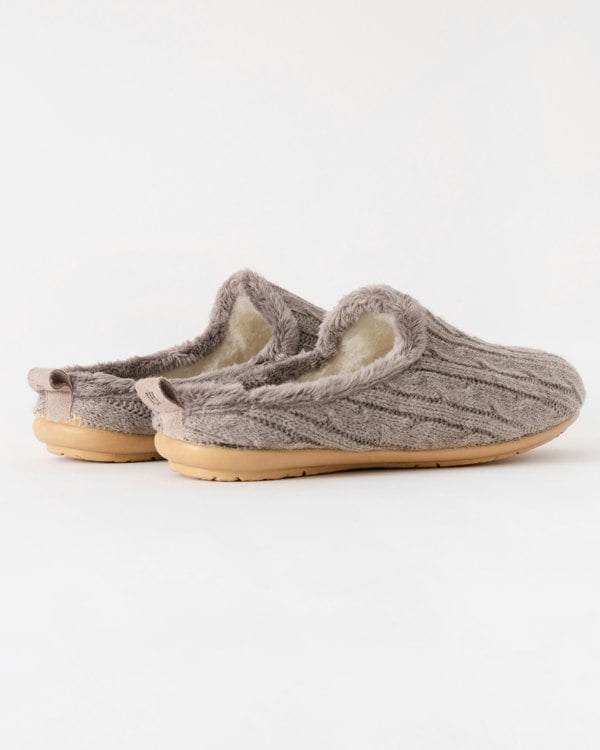 Ilse Jacobsen Snippy Womens Knit Slippers - Atmosphere Wheat
