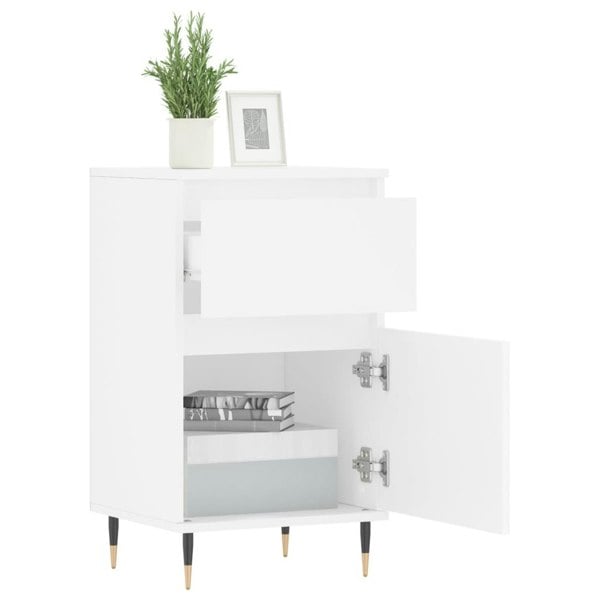 Berkfield Sideboards 2 pcs White 40x35x70 cm Engineered Wood