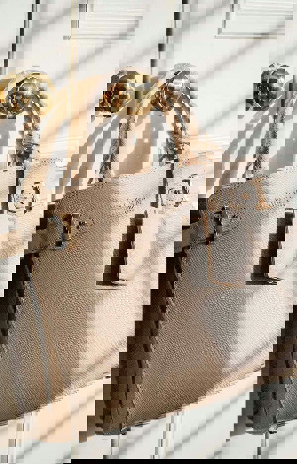 Alie Street London Derby Handbag (Classic Taupe)