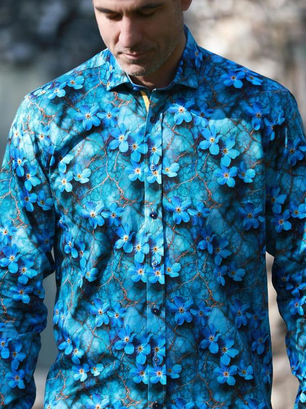 THE CEREBRAL BLOOM PRINT SHIRT - Claudio Lugli Shirts