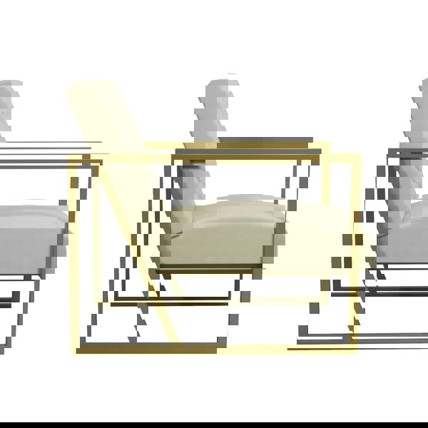 Dorel Home Lexington Modern Chair in Ivory