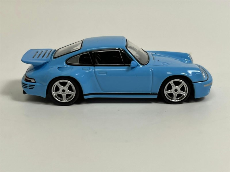 Mini GT RUF CTR Anniversary Bayrisch Himmelblau LHD 1:64 Scale MGT00562L