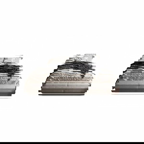 Soren King Size Bed, Super King Size, No Storage, Grey-Rit Concept-Rit Concept