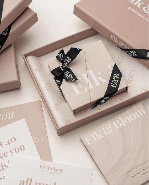 Elk & Bloom Chunky Silver Freshwater Pearl Hoops