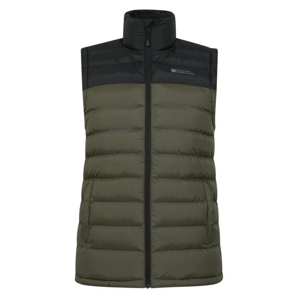 Mountain Warehouse Mens Seasons II Padded Gilet - Khaki Green - 