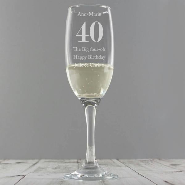 Personalised Birthday Big Age Flute - product in use