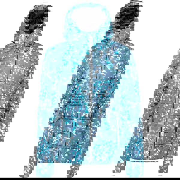 Dare 2B Womens/Ladies Reputable II Animal Print Puffer Jacket - Canton Green - 