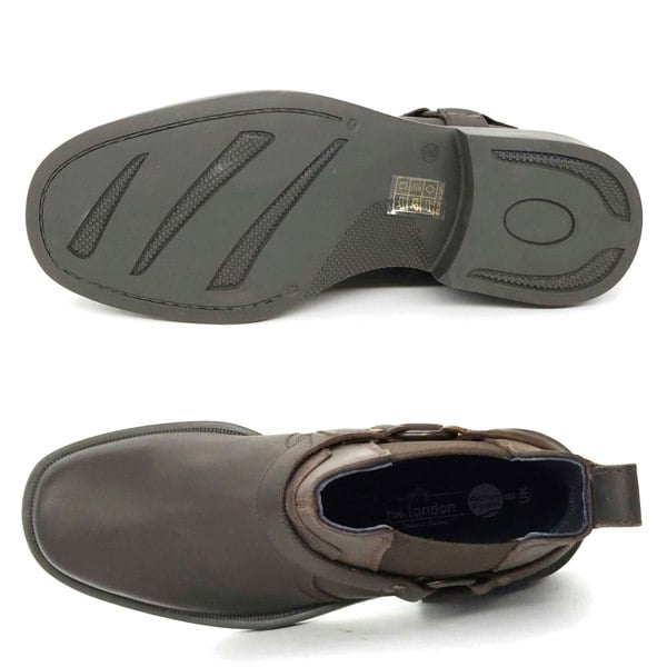 HX London Malden Western Ankle Biker Boots