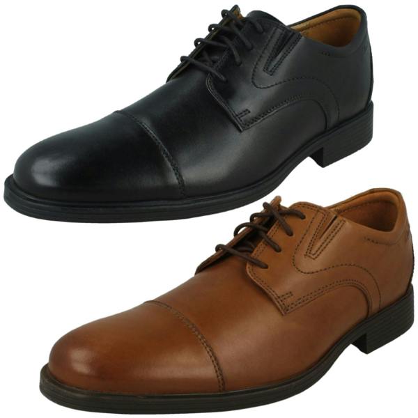 Clarks Mens Clarks Formal Lace Up Shoes Whiddon Cap