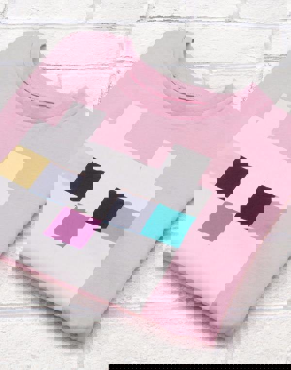 Minecraft Girls Pink Kitty Cat Short Sleeved T-Shirt