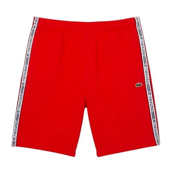 Lacoste Mens Flannel Shorts - Orange