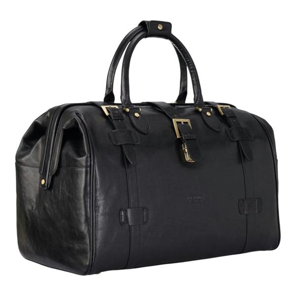 Infinity Leather Genuine Leather Duffle Holdall Vintage Travel Gym Bag - Windsor