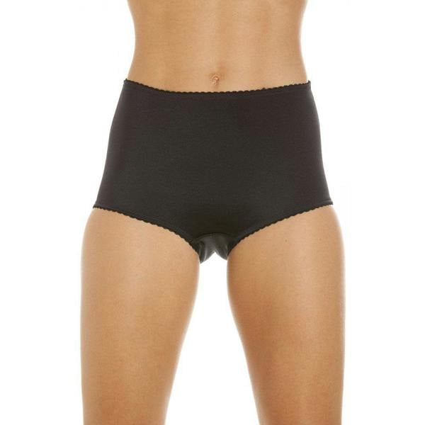 Womens Two Pack Smooth High Waist Black Control Briefs