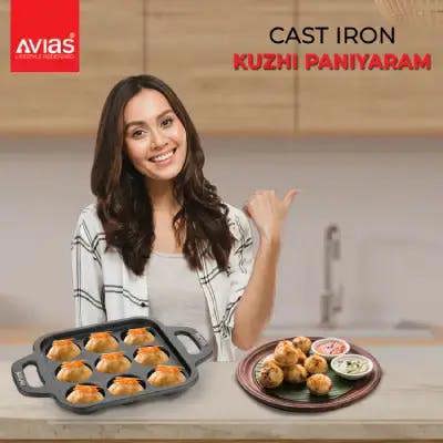 AVIAS CAST IRON PANIYARAKKAL 9 PITS