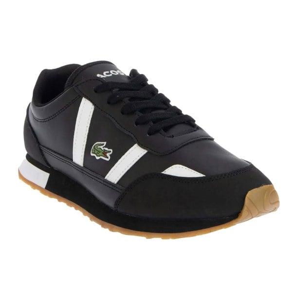 Lacoste Kids Partner Trainers - Black/White
