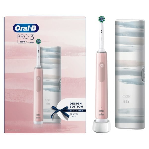 Oral-B Pro 3 3500 Electric Toothbrush - Pink