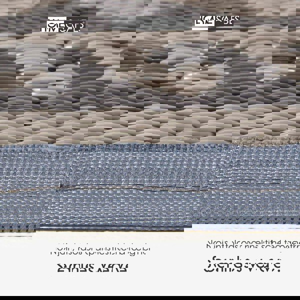 HOMESCAPES Round Outdoor Rug Luxury Waterproof Reversible, For Garden, Mandala