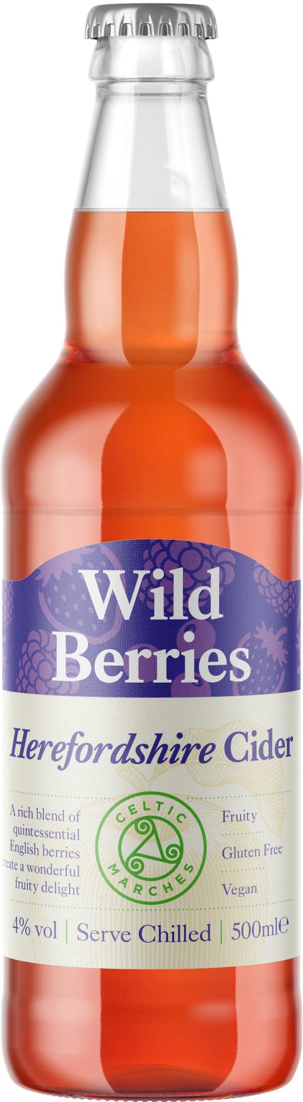 Celtic Marches Wild Berries 4% 500ml Bottles