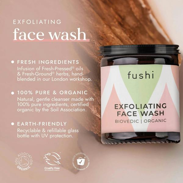 Fushi Wellbeing Biovedic Exfoliating Face Wash 150ml