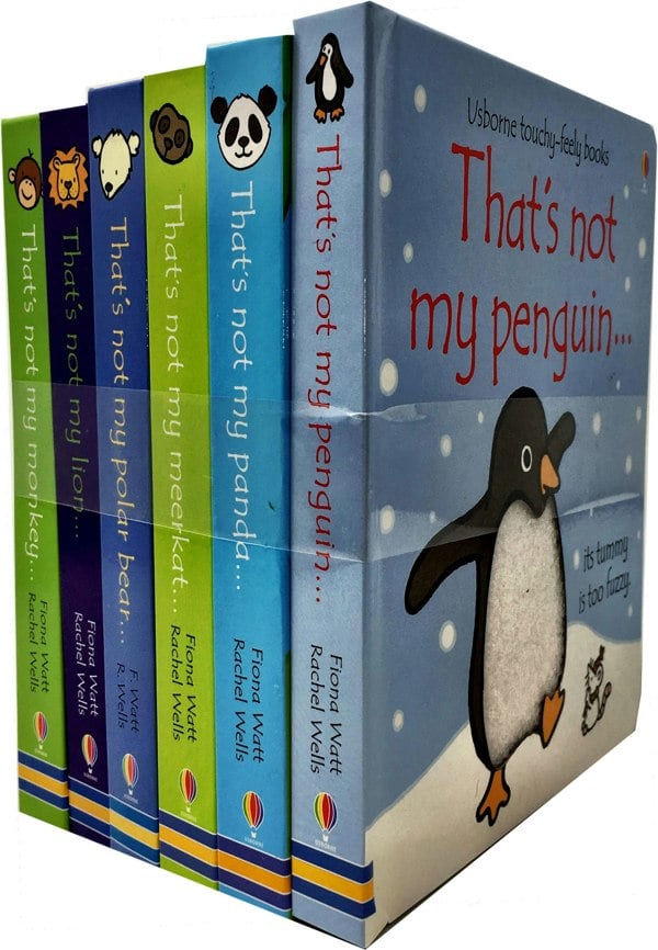 Usborne Thats Not My Wild Animals Collection Touchy-Feely 6 Books Set