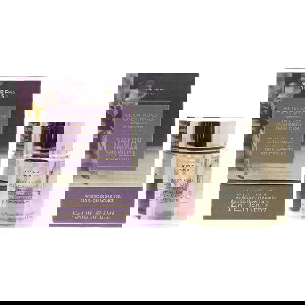 Korres Golden Krocus Hydra-Filler Plumping Cream Plant Based Collagen With Hand-