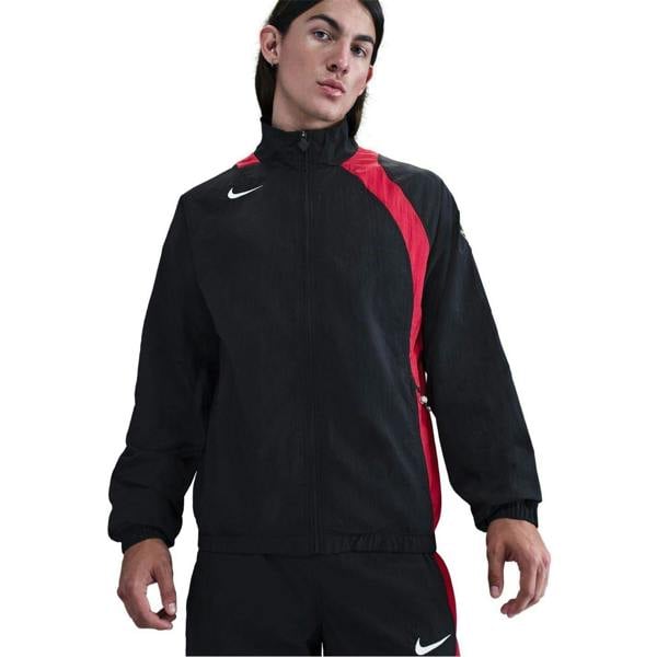 Nike Mens Total 90 Water Repellent Track Jacket - Black/Red - 
