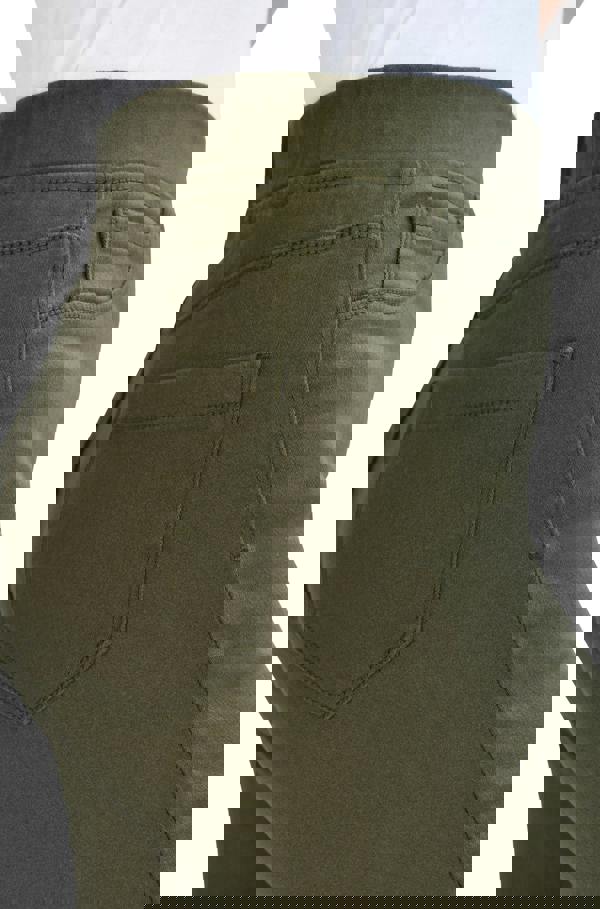 Smart Living Women's Stylish Skinny Fit Denim Jeggings with Pockets - Trendy & Comfy - Khaki