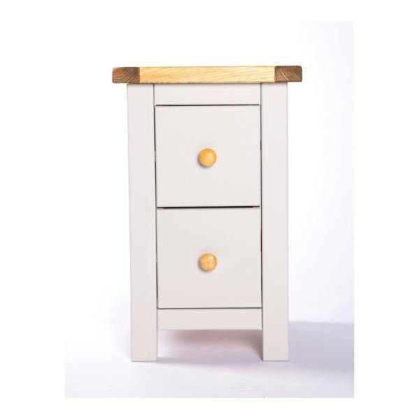 Argenta 2 Drawer Petite Bedside Table