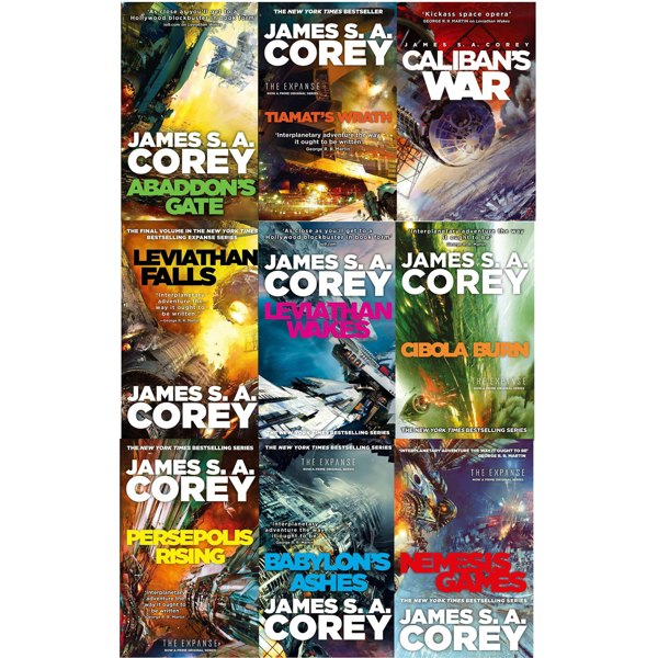 James S A Corey Expanse Series 9 Books Collection Set