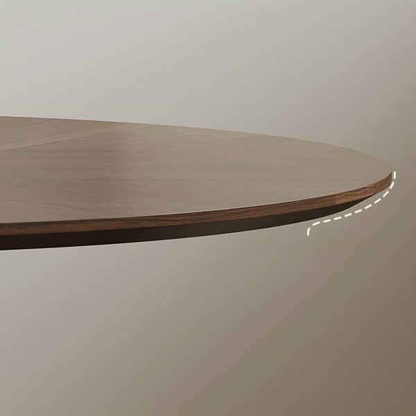 Justina Small Round Dining Table, Solid Wood-Rit Concept-Rit Concept
