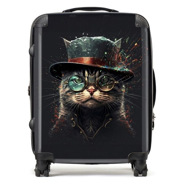 Warren Reed Cat Splashart Suitcase