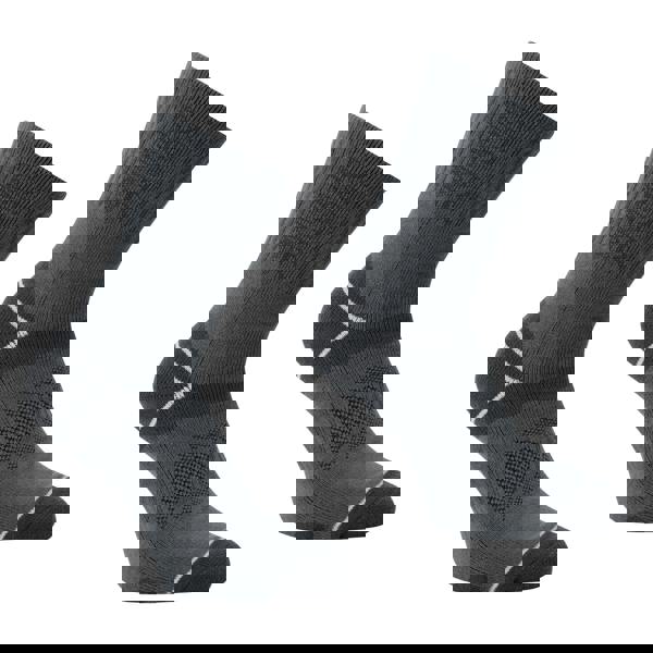 Regatta Mens Blister Protection II Socks (Pack of 2) - Granite/Light Steel - 