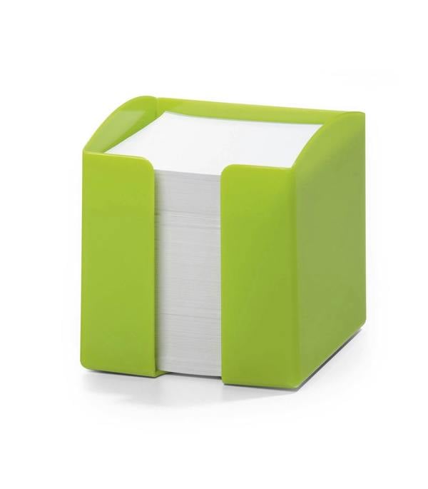 Durable TREND 800 Sheet Note Box Memo Pad Cube | 6 Pack | Green