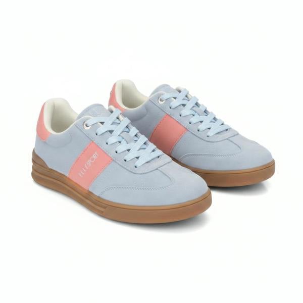Elle Sport Ladies Elle Sport Lace Up Gum Sole Comfy Trainers F7442