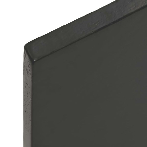 Berkfield Table Top Dark Grey 60x50x2 cm Treated Solid Wood Oak