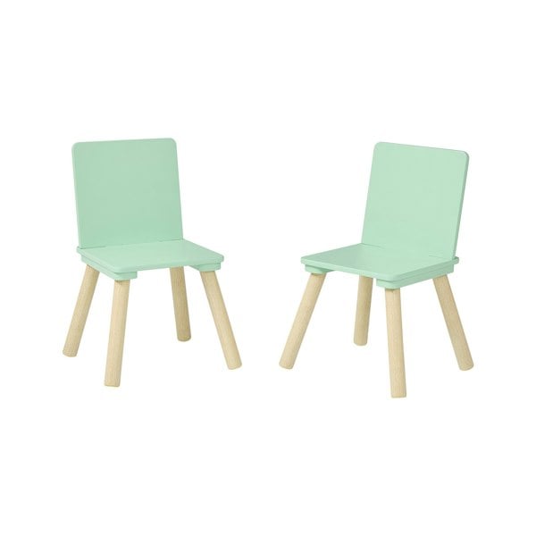 Liberty House Toys Kids Green Table and Two Chairs Set