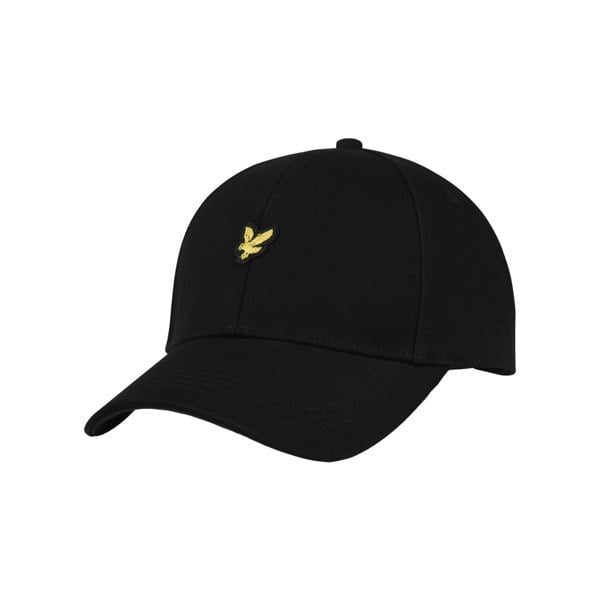 Lyle & Scott Mens Heavy Twill Baseball Cap - Jet Black