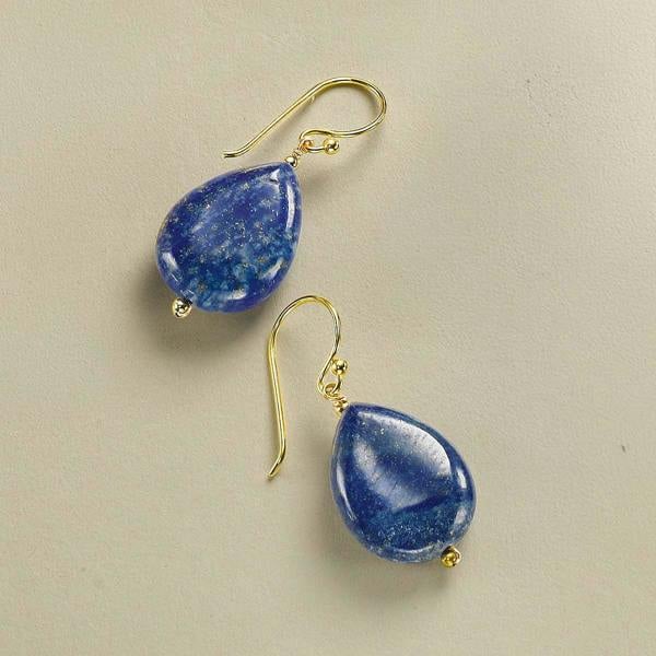 Pia Nothing but Navy Lapis Teardrop Earrings