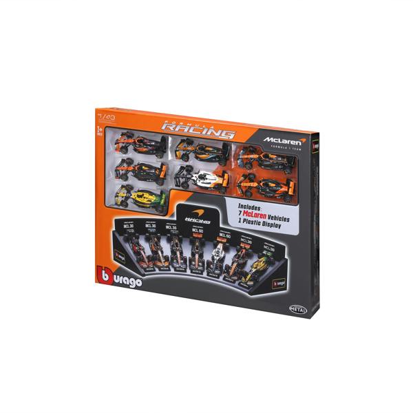 1:43 scale McLaren Deluxe Gift Set With Display Stand