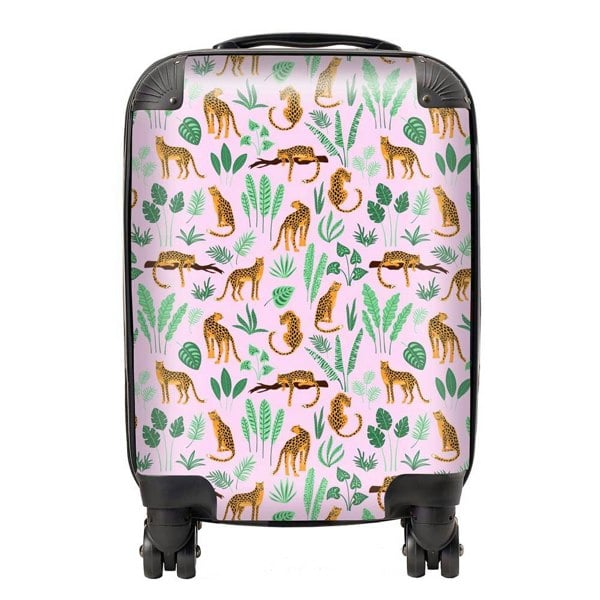 Warren Reed Hand Drawn Leopards Suitcase