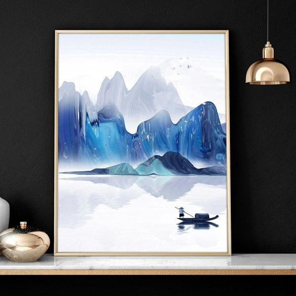 Japan landscape art | set of 3 wall art prints