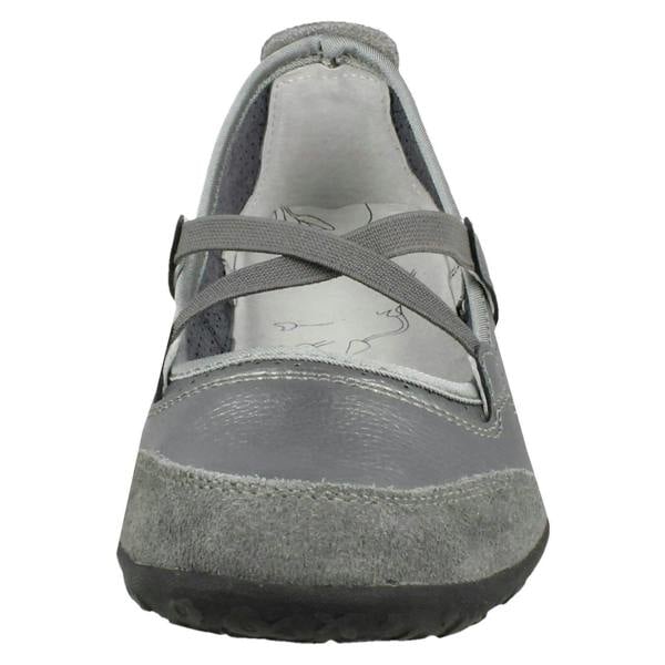 Down to Earth Ladies Down To Earth Elastic Cross Strap Pumps