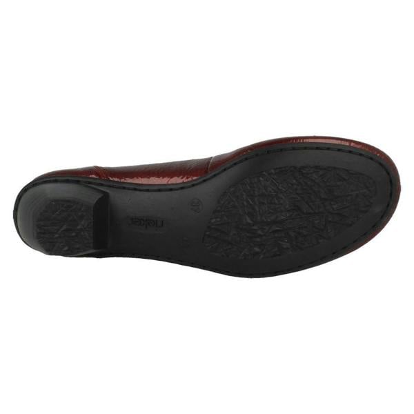 Rieker Ladies Rieker Buckle Detailed Hook and Loop Smart Heels 41756