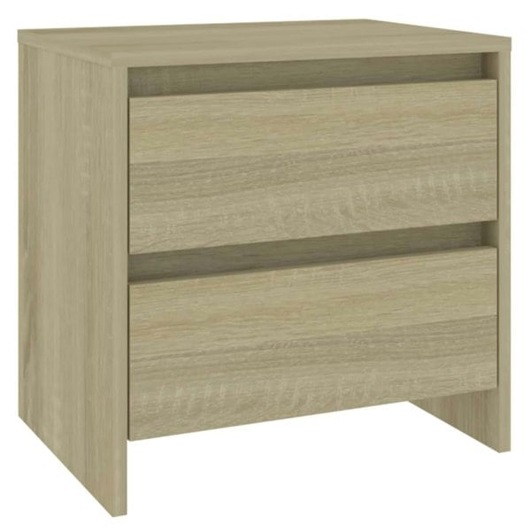 Berkfield Bedside Cabinets 2 pcs Sonoma Oak 45x34.5x44.5 cm Engineered Wood