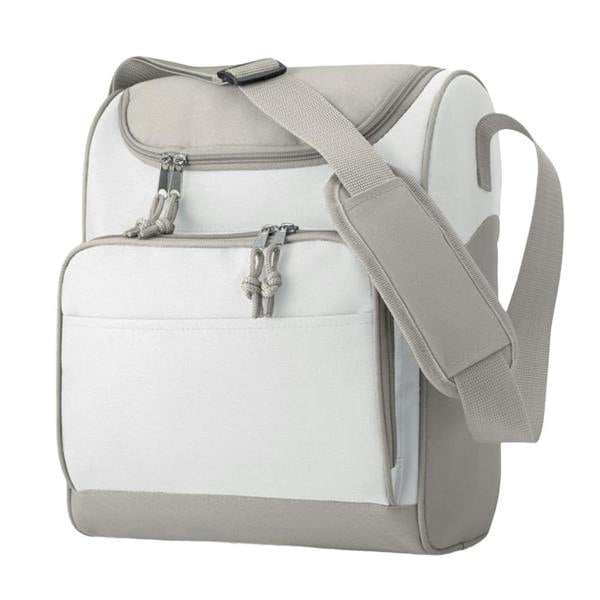 MidOcean Zipper 13L Pocket Cooler Bag - White - 