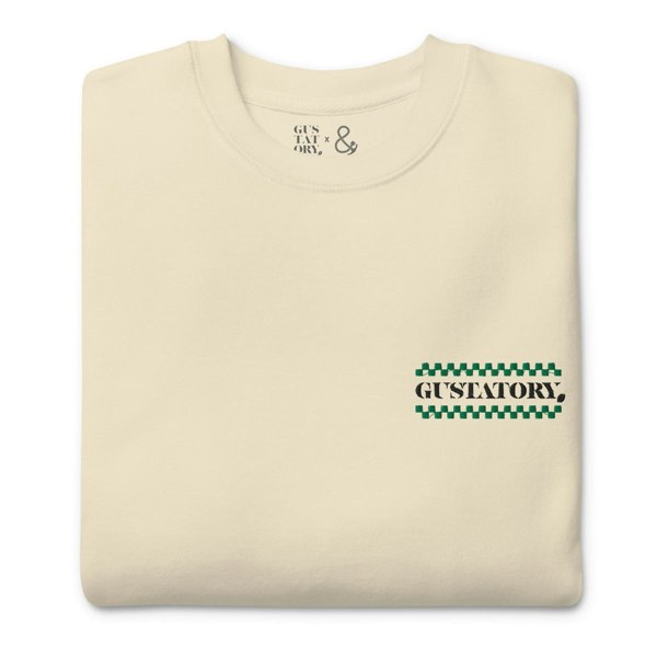 ANCHOR & CREW x GUSTATORY Have A Good Day Cotton Blend Embroidered Sweatshirt