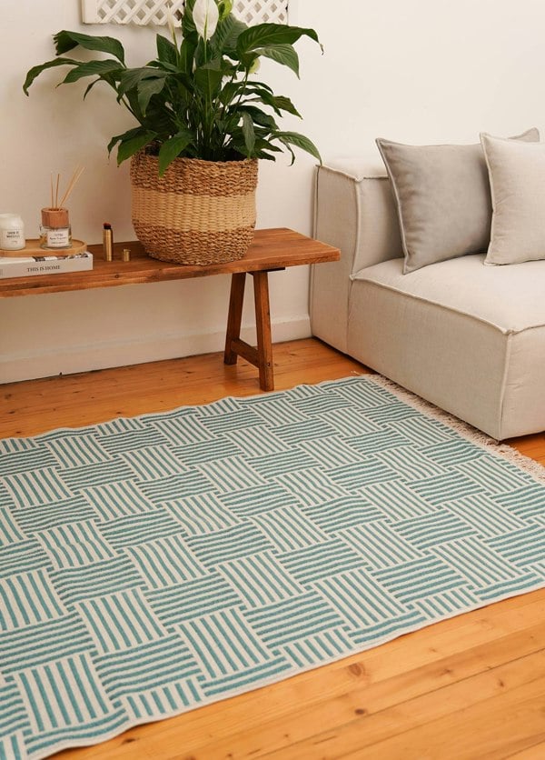 Rozi Line Collection Kilim Rug