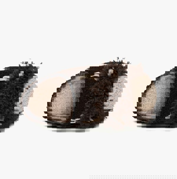 Totes Toasties NOVELTY APPLIQUE MULE Slippers Mens Brown