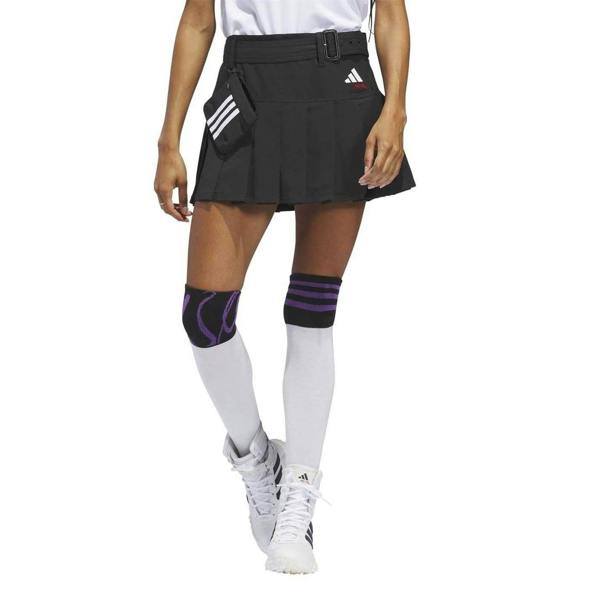 Adidas Womens/Ladies Jay3lle Pleated Regular Golf Skort - Black - 