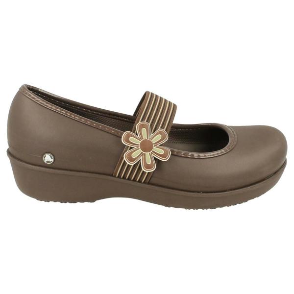 Crocs Ladies Crocs Wedged Ballerina Shoes Lexi